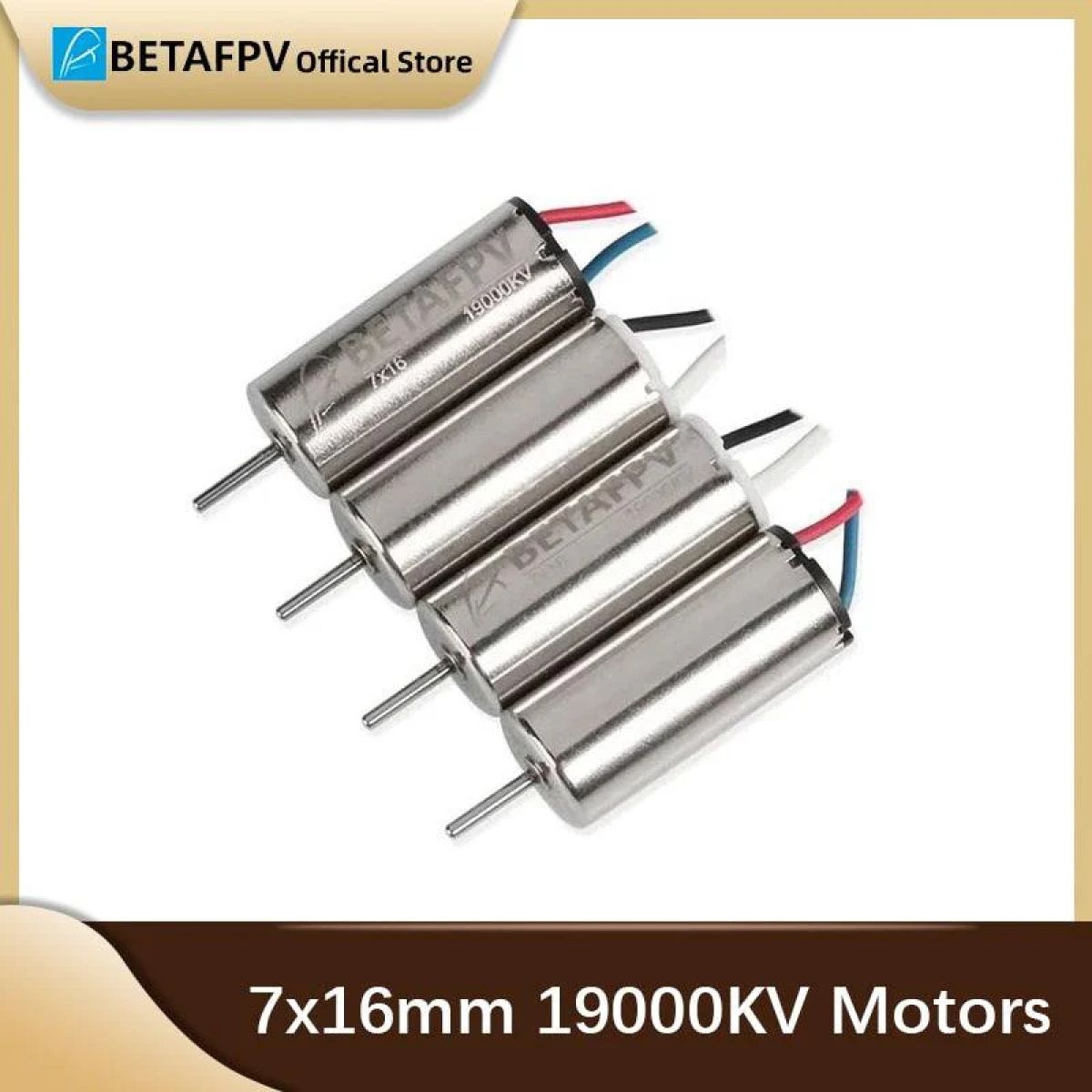 Бесколлекторные моторы BETAFPV Cetus 7x16мм 19000KV с разъёмом JST-1.25 для квадрокоптера FPV Бесколлекторные моторы BETAFPV Cetus 7x16мм 19000KV с разъёмом JST-1.25 для квадрокоптера FPV
