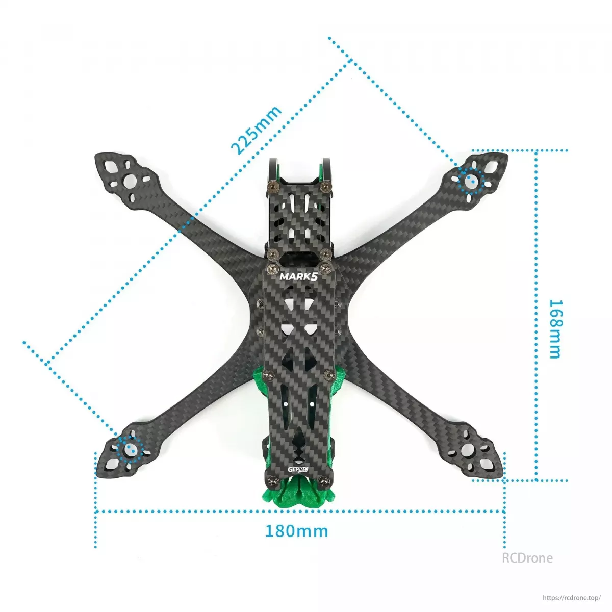 GEPRC GEP-MK5X O3 Squashed X, рама дрона 5 дюймов, база 225 мм, FPV, квадрокоптер GEPRC GEP-MK5X O3 Squashed X, рама дрона 5 дюймов, база 225 мм, FPV, квадрокоптер