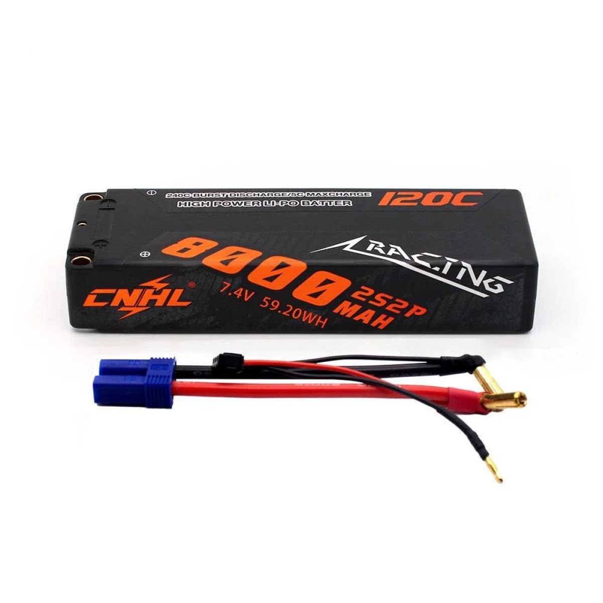CNHL LiPo аккумулятор 2S/3S/4S 7.4V/11.1V/14.8V 4900–8000мАч 120C Hard Case EC5 для FPV дрона, авто, самолёта CNHL LiPo аккумулятор 2S/3S/4S 7.4V/11.1V/14.8V 4900–8000мАч 120C Hard Case EC5 для FPV дрона, авто, самолёта