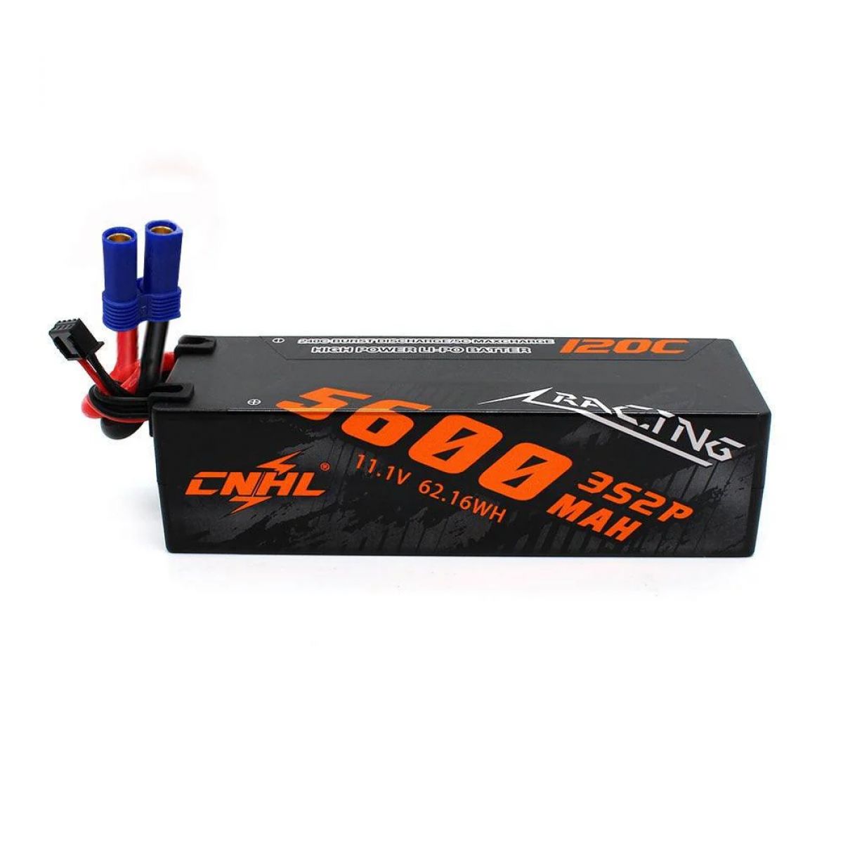 CNHL LiPo аккумулятор 2S/3S/4S 7.4V/11.1V/14.8V 4900–8000мАч 120C Hard Case EC5 для FPV дрона, авто, самолёта CNHL LiPo аккумулятор 2S/3S/4S 7.4V/11.1V/14.8V 4900–8000мАч 120C Hard Case EC5 для FPV дрона, авто, самолёта