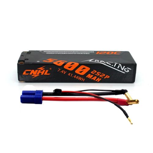 CNHL LiPo аккумулятор 2S/3S/4S 7.4V/11.1V/14.8V 4900–8000мАч 120C Hard Case EC5 для FPV дрона, авто, самолёта