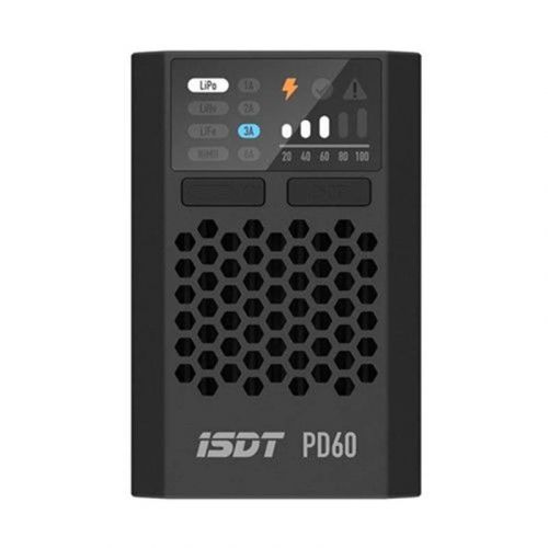 Зарядное устройство ISDT PD60 60Вт 6А Type-C для 1-4S Lipo LiHV LiFe NiMH/Cd батарей FPV дронов