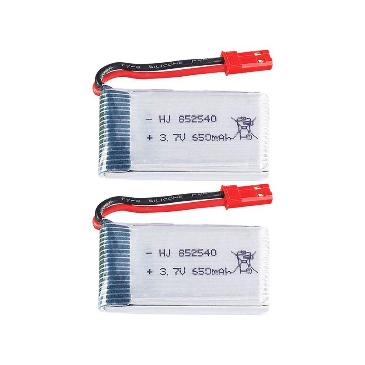 Аккумулятор LiPo 3.7В 650мАч для Syma X5c X5c-1 X5 H5c RC квадрокоптер, запасная батарея 2-6 шт Аккумулятор LiPo 3.7В 650мАч для Syma X5c X5c-1 X5 H5c RC квадрокоптер, запасная батарея 2-6 шт