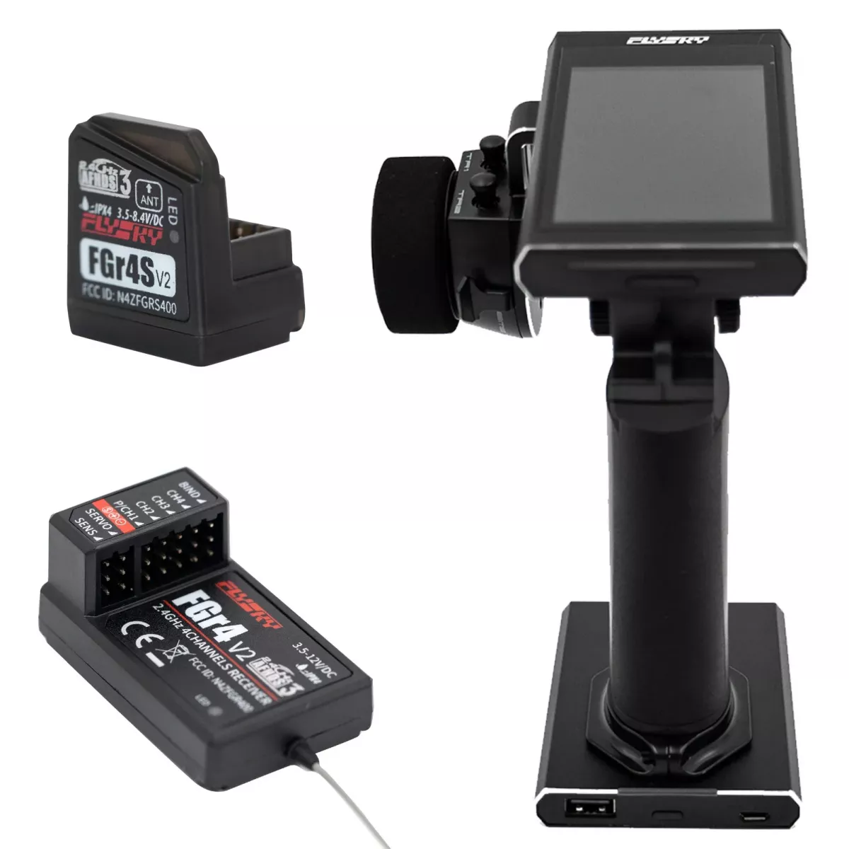 Передатчик Flysky Noble NB4 2.4G 4CH с приёмниками FGR4/FGR4S AFHDS 3 для моделей авто и катеров Передатчик Flysky Noble NB4 2.4G 4CH с приёмниками FGR4/FGR4S AFHDS 3 для моделей авто и катеров
