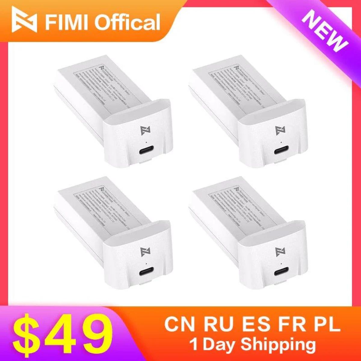 Аккумулятор FIMI x8 Mini Pro – запасная умная батарея для дрона FIMI x8 Mini RC Аккумулятор FIMI x8 Mini Pro – запасная умная батарея для дрона FIMI x8 Mini RC