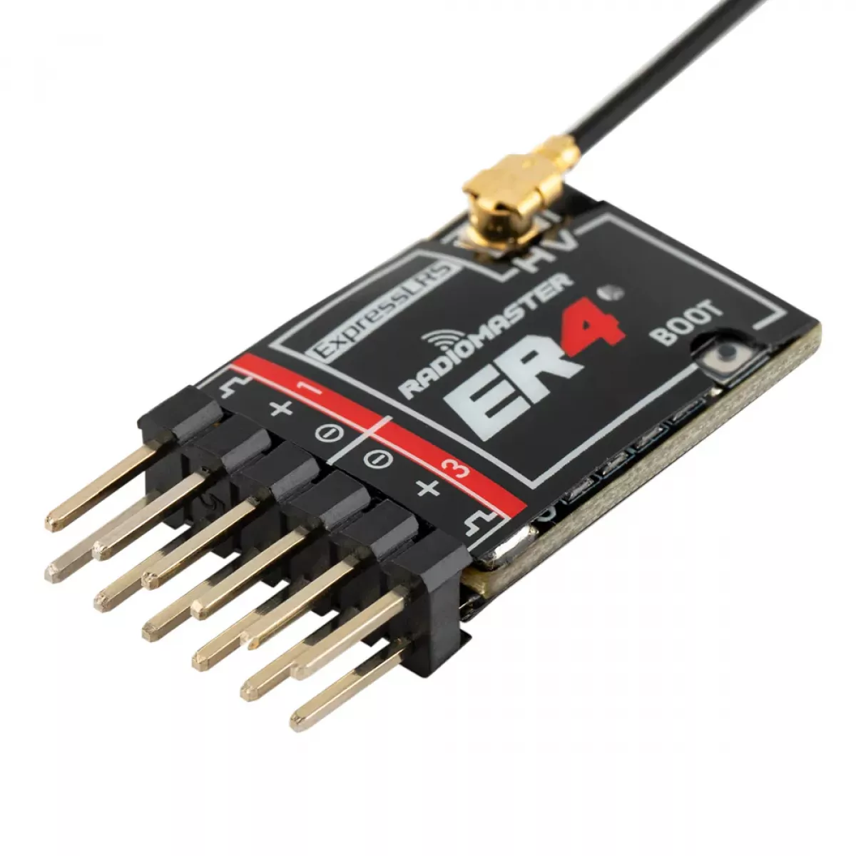 RadioMaster ER4 2.4GHz ELRS PWM приёмник — лёгкий и компактный для дронов, моделей и авто RadioMaster ER4 2.4GHz ELRS PWM приёмник — лёгкий и компактный для дронов, моделей и авто