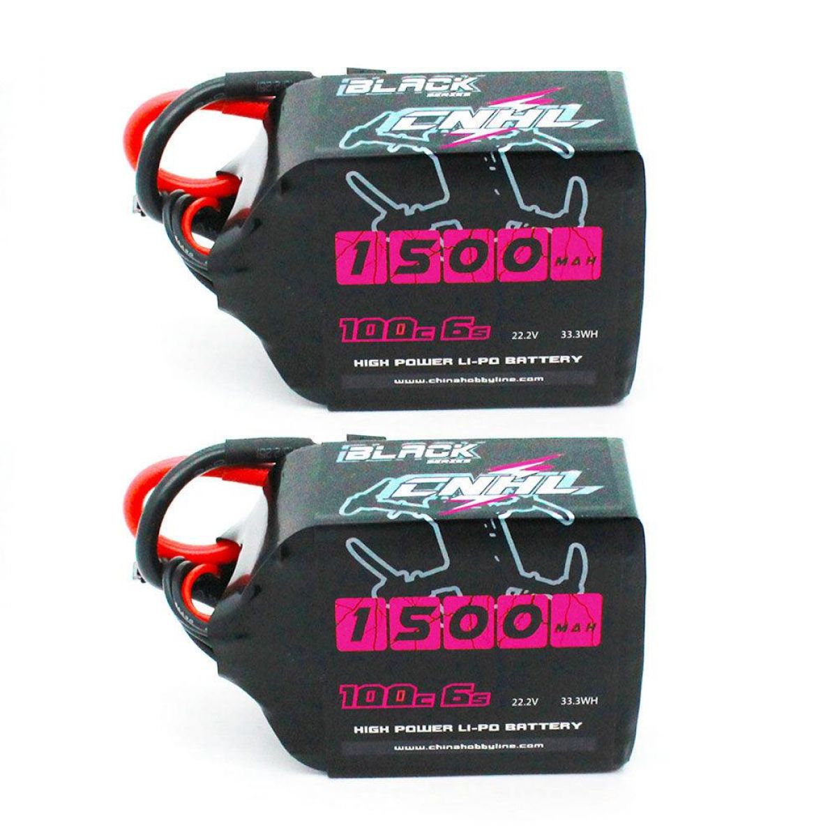 2 шт. CNHL 4S/6S 14.8В/22.2В Lipo аккумулятор XT60 1100/1300/1500mAh 100C для FPV дрона и квадрокоптера 2 шт. CNHL 4S/6S 14.8В/22.2В Lipo аккумулятор XT60 1100/1300/1500mAh 100C для FPV дрона и квадрокоптера