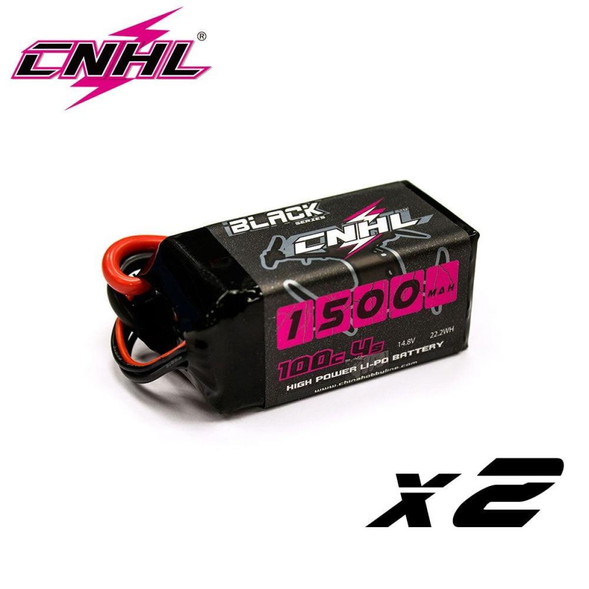 2 шт. CNHL 4S/6S 14.8В/22.2В Lipo аккумулятор XT60 1100/1300/1500mAh 100C для FPV дрона и квадрокоптера 2 шт. CNHL 4S/6S 14.8В/22.2В Lipo аккумулятор XT60 1100/1300/1500mAh 100C для FPV дрона и квадрокоптера