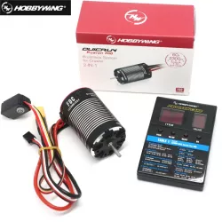 Бесколлекторный мотор HobbyWing QuicRun Fusion Pro 540 2300KV с ESC 60A 2в1 для RC авто 1/10