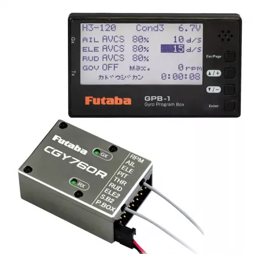Гироскоп Futaba CGY760R для вертолётов 3D/F3C, система управления полётом