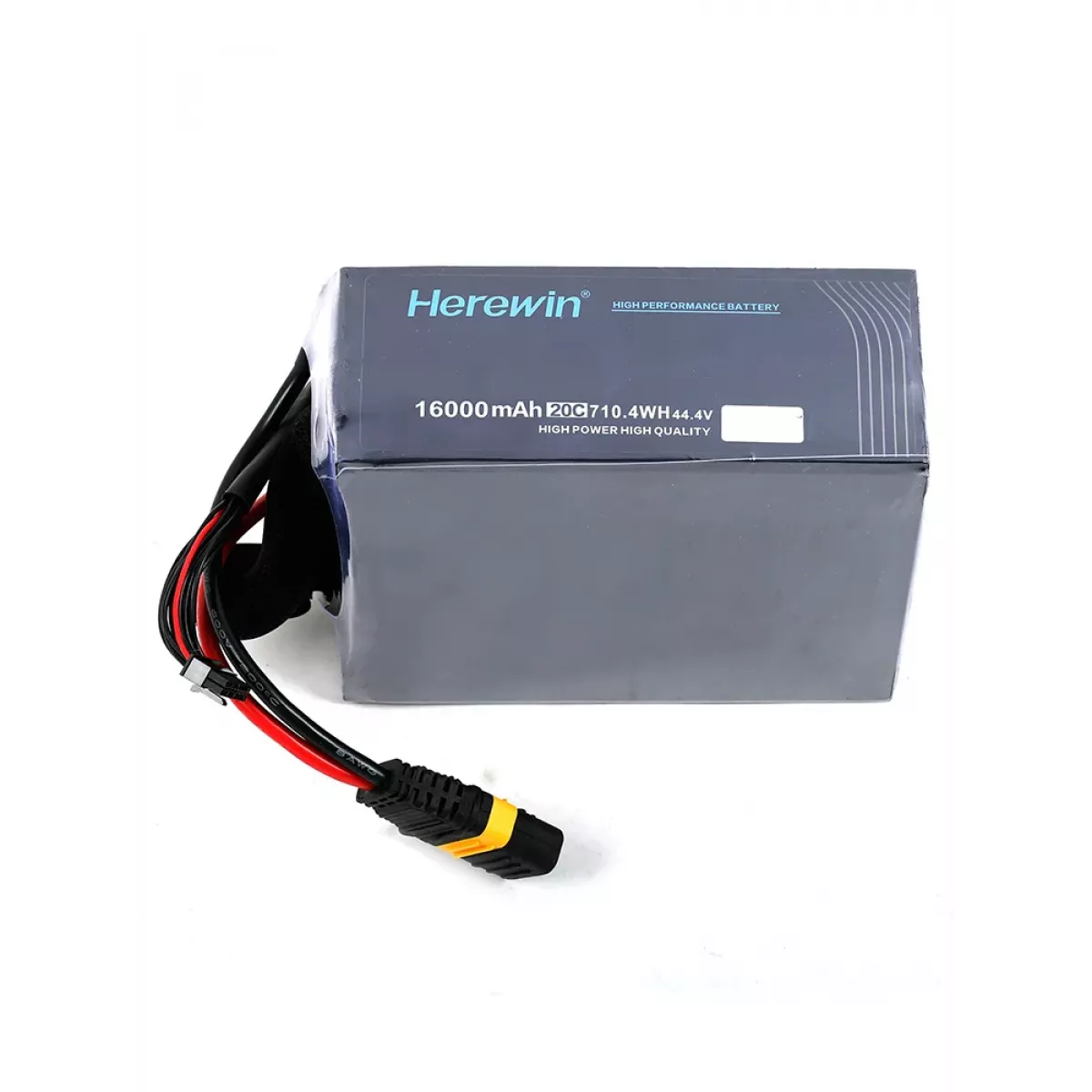 Аккумулятор Herewin 44.4V 12S 16000mAh 20C Li-Po мягкий кейс для дрона Аккумулятор Herewin 44.4V 12S 16000mAh 20C Li-Po мягкий кейс для дрона