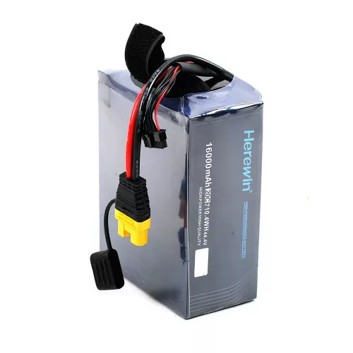Аккумулятор Herewin 44.4V 12S 16000mAh 20C Li-Po мягкий кейс для дрона