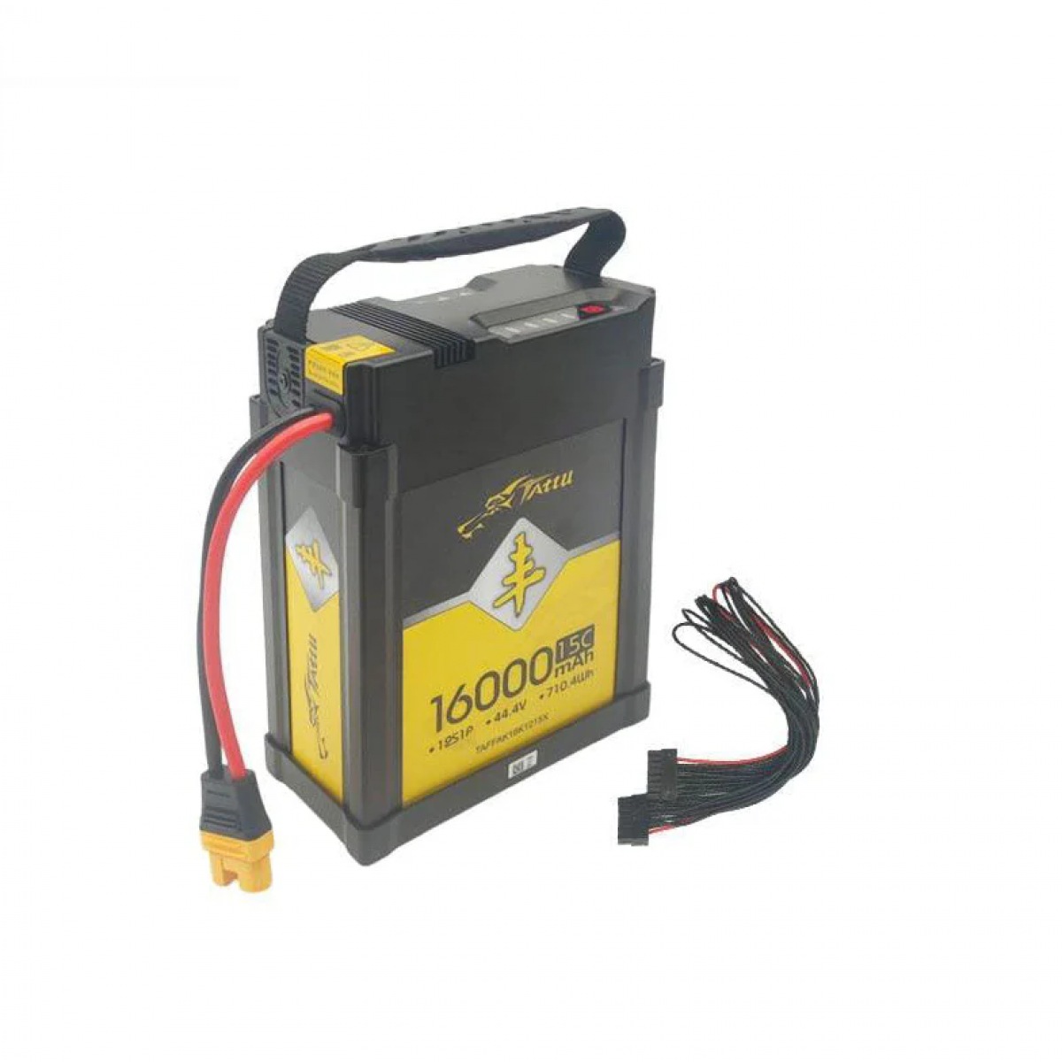 Аккумулятор TATTU 44.4В 16000мАч 15C 12S 710.4Вт·ч LiPo для RC, DIY, сельскохозяйственных дронов Аккумулятор TATTU 44.4В 16000мАч 15C 12S 710.4Вт·ч LiPo для RC, DIY, сельскохозяйственных дронов