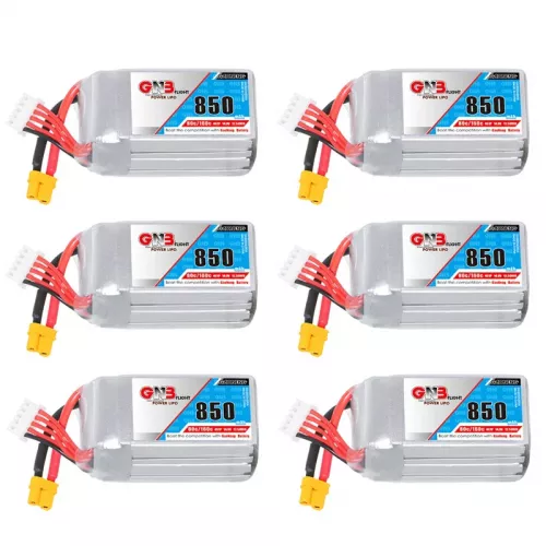 Аккумулятор GNB 4S 14.8V 850mAh 80C/160C LiPo для FPV гоночных дронов