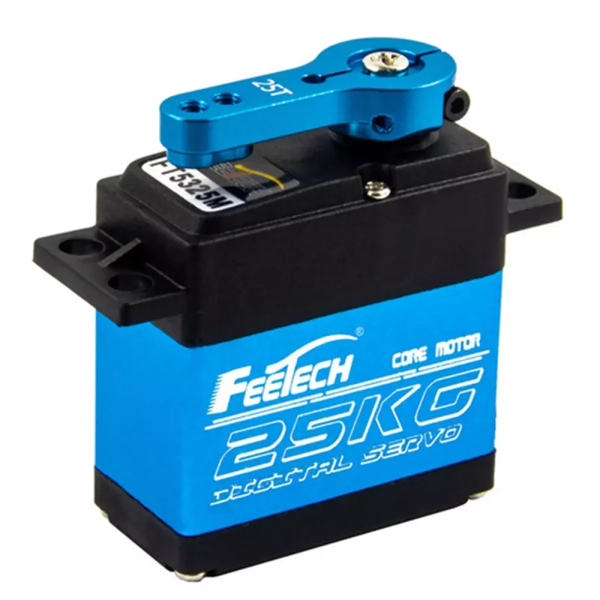 Сервопривод Feetech FT5325 7.4В 25КГ 180° влагозащищённый с шестернями из нерж. стали для RC и DIY Сервопривод Feetech FT5325 7.4В 25КГ 180° влагозащищённый с шестернями из нерж. стали для RC и DIY