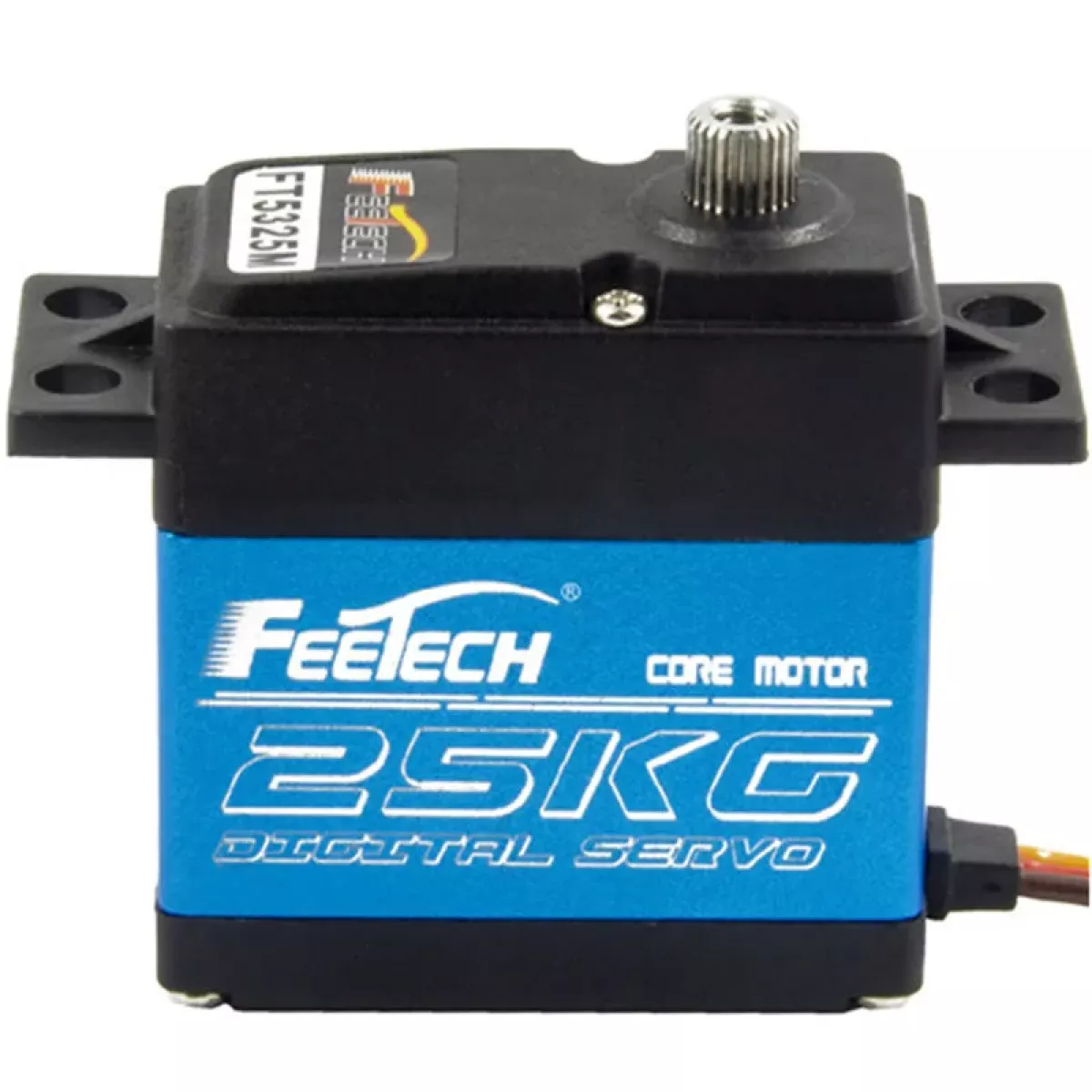 Сервопривод Feetech FT5325 7.4В 25КГ 180° влагозащищённый с шестернями из нерж. стали для RC и DIY Сервопривод Feetech FT5325 7.4В 25КГ 180° влагозащищённый с шестернями из нерж. стали для RC и DIY