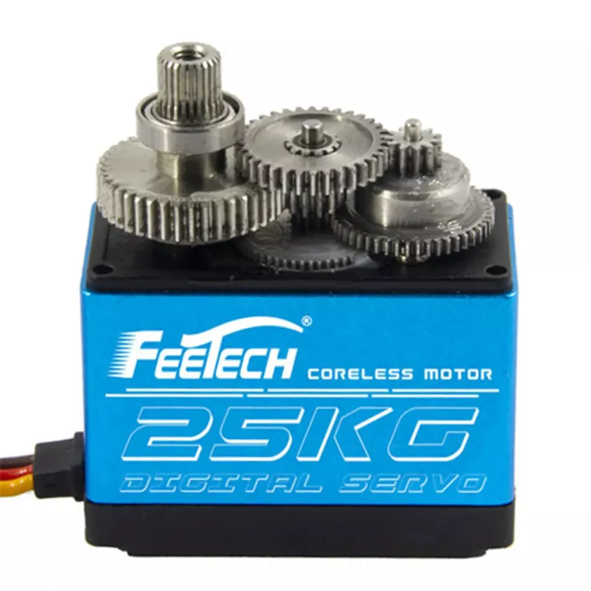 Сервопривод Feetech FT5325 7.4В 25КГ 180° влагозащищённый с шестернями из нерж. стали для RC и DIY Сервопривод Feetech FT5325 7.4В 25КГ 180° влагозащищённый с шестернями из нерж. стали для RC и DIY