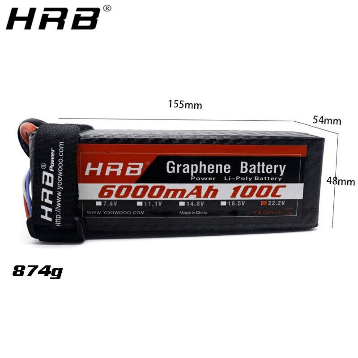 HRB 22.2V Графеновый Lipo аккумулятор 6000mAh 6S 100C XT90 EC5 Deans XT60 XT150 для RC моделей HRB 22.2V Графеновый Lipo аккумулятор 6000mAh 6S 100C XT90 EC5 Deans XT60 XT150 для RC моделей