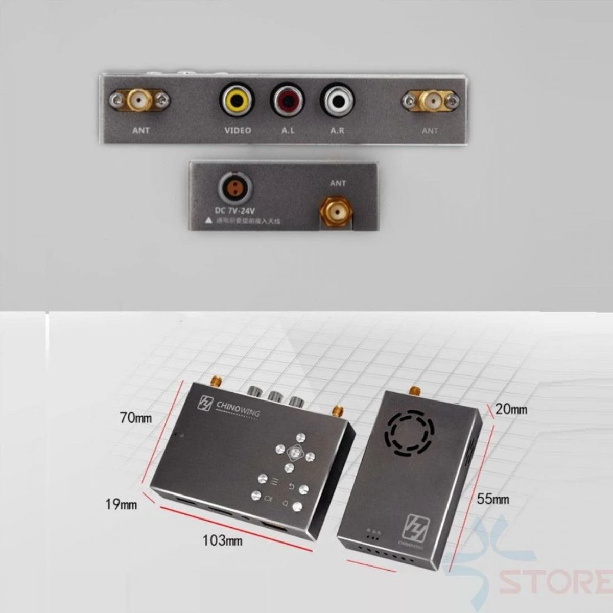Беспроводной HDMI-передатчик COFDM для FPV дронов, 30+ км, 100-900 МГц, Full HD 1080P, долгий радиус Беспроводной HDMI-передатчик COFDM для FPV дронов, 30+ км, 100-900 МГц, Full HD 1080P, долгий радиус
