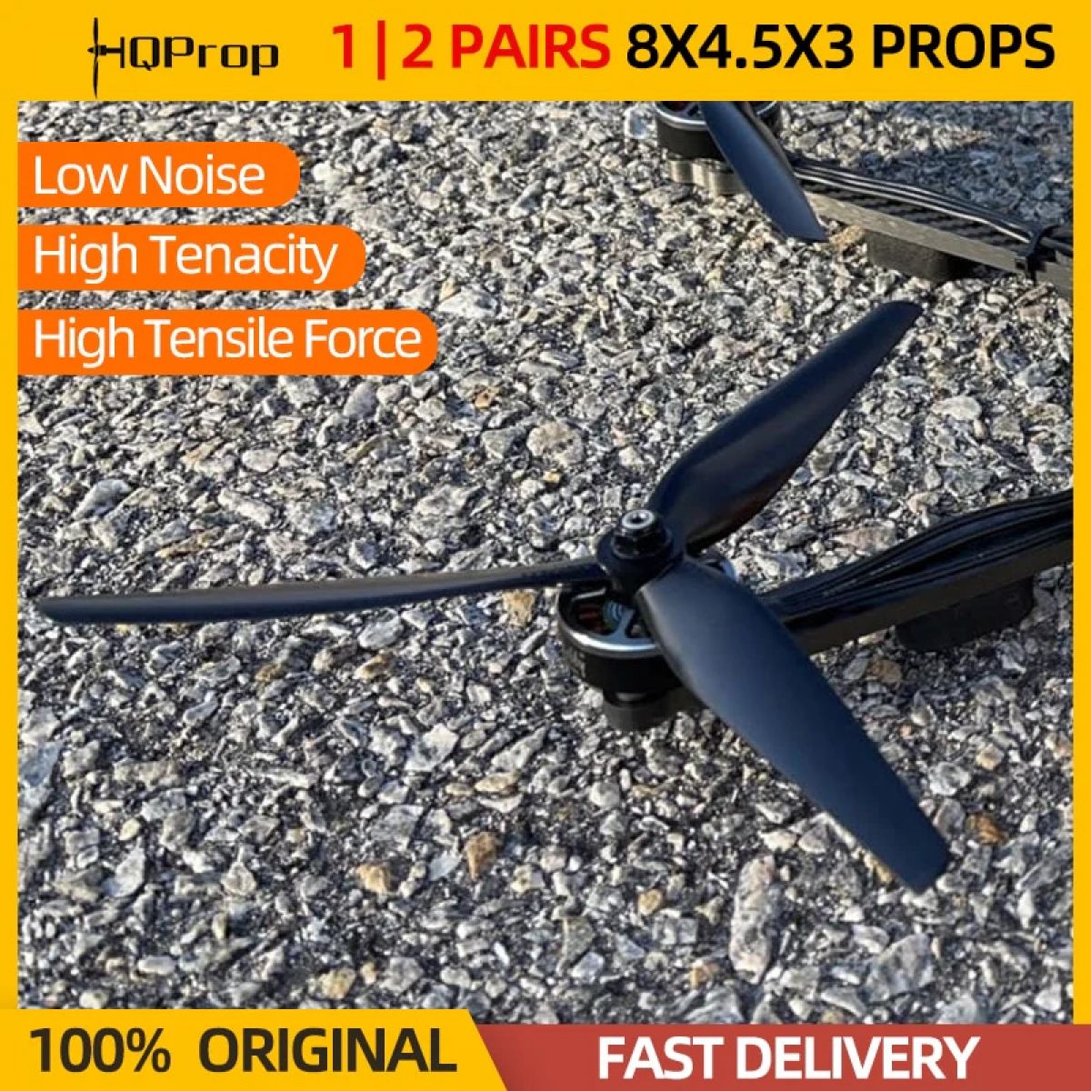 1/2 пары HQPROP 8X4.5X3 пропеллеры 8045 3-лопастные CW/CCW нейлон для RC FPV квадрокоптера 1/2 пары HQPROP 8X4.5X3 пропеллеры 8045 3-лопастные CW/CCW нейлон для RC FPV квадрокоптера