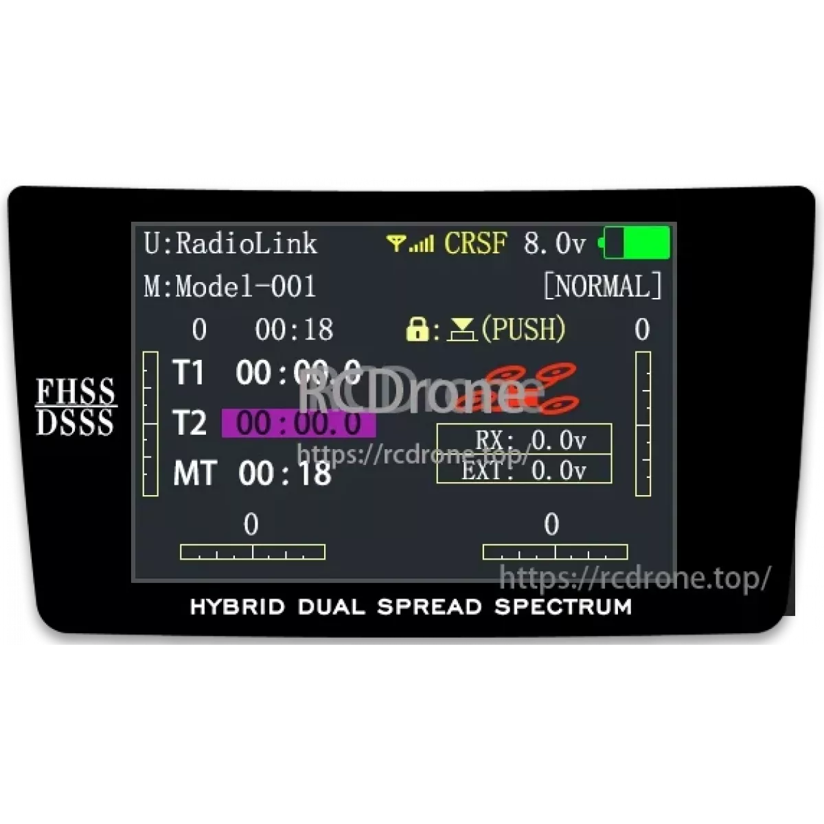 Приёмник RadioLink R12DSM 2.4GHz 12CH SBUS/PPM с DSSS&FHSS и встроенной телеметрией Приёмник RadioLink R12DSM 2.4GHz 12CH SBUS/PPM с DSSS&FHSS и встроенной телеметрией