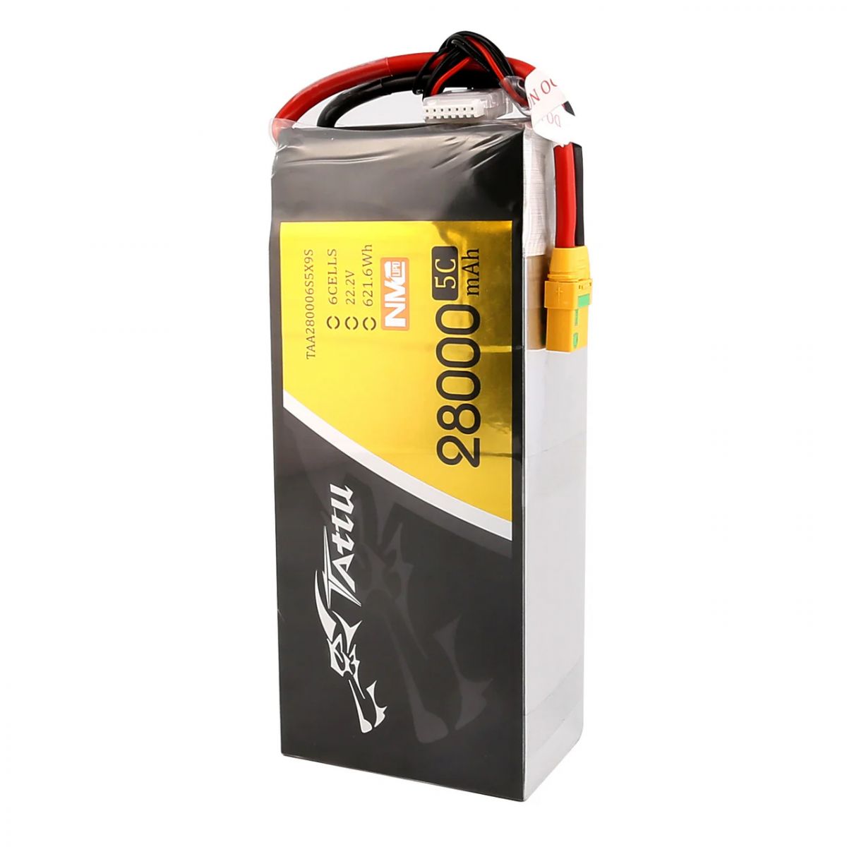 Аккумулятор Tattu 28000mAh 6S 5C 22.2V NMC LiPo с разъёмом XT90S Аккумулятор Tattu 28000mAh 6S 5C 22.2V NMC LiPo с разъёмом XT90S