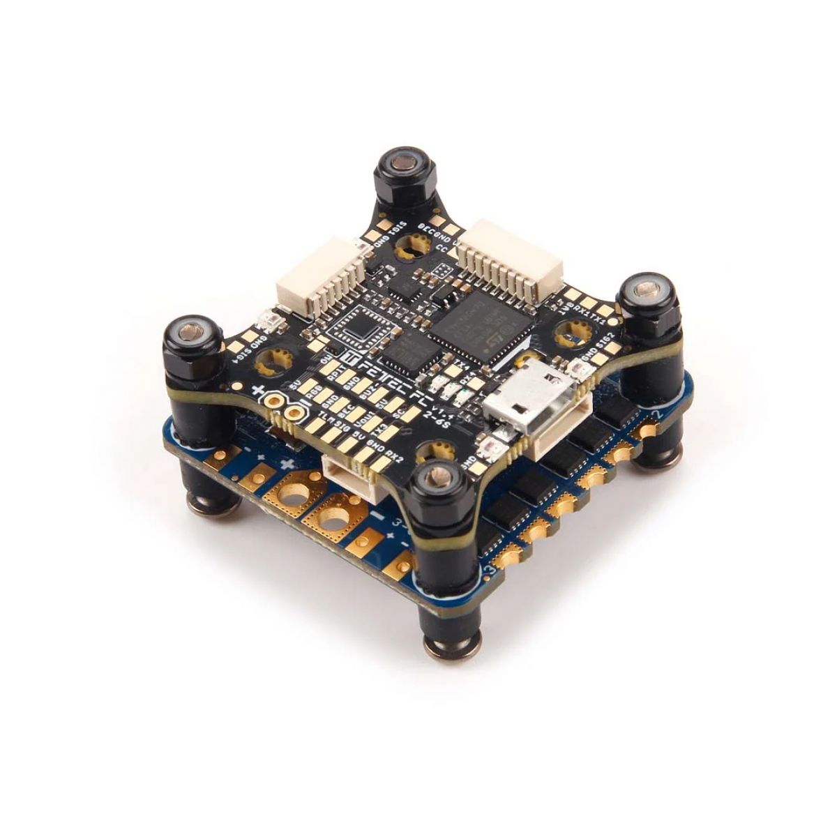Holybro FETTEC FC-G4 стек для FPV-дронов, контроллер полета и ESC Holybro FETTEC FC-G4 стек для FPV-дронов, контроллер полета и ESC