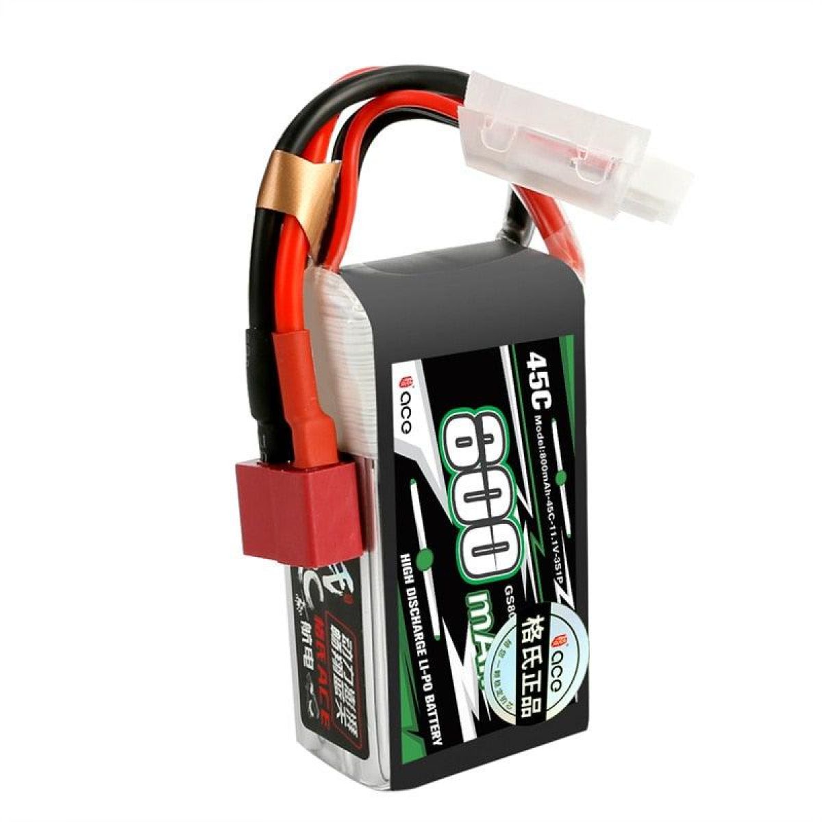 Gens ACE 450мАн 800мАч 2S 3S 7.4V 11.1V 45C LiPo аккумулятор с T/JSYP разъёмом для авиамоделей Gens ACE 450мАн 800мАч 2S 3S 7.4V 11.1V 45C LiPo аккумулятор с T/JSYP разъёмом для авиамоделей