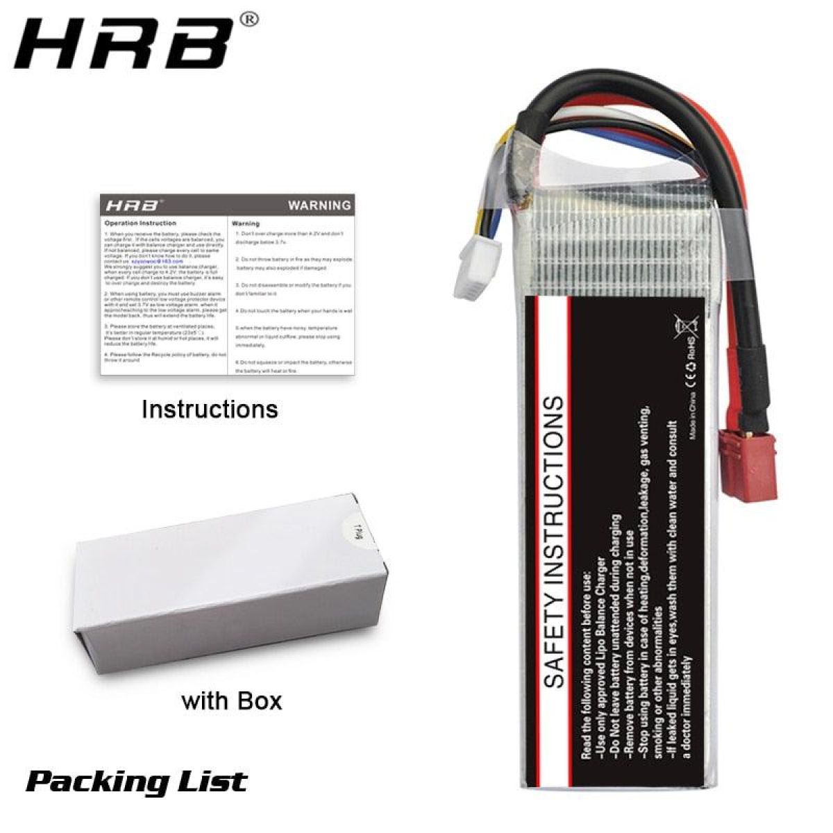 HRB Lipo 5S 18.5В аккумулятор T Deans 2200–22000mAh для T-REX 550 RC модели и запчасти HRB Lipo 5S 18.5В аккумулятор T Deans 2200–22000mAh для T-REX 550 RC модели и запчасти