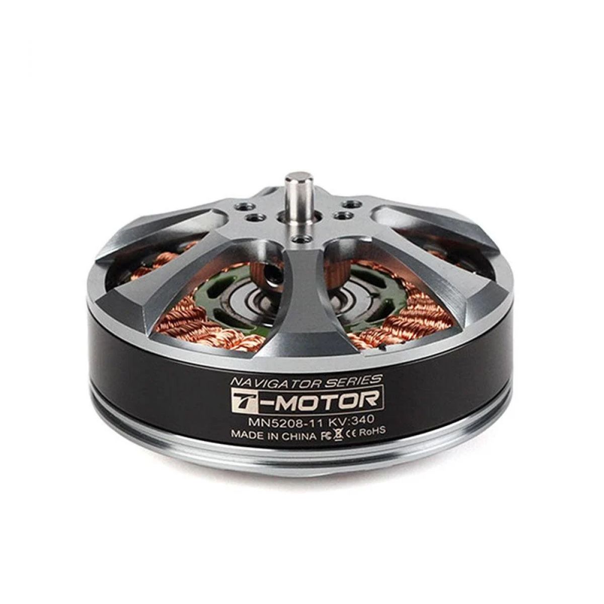 Бесколлекторный мотор T-Motor MN5208 KV340 с фиксацией позиции, 4.1 кг тяги для UAV, квадрокоптеров, мультикоптеров Бесколлекторный мотор T-Motor MN5208 KV340 с фиксацией позиции, 4.1 кг тяги для UAV, квадрокоптеров, мультикоптеров