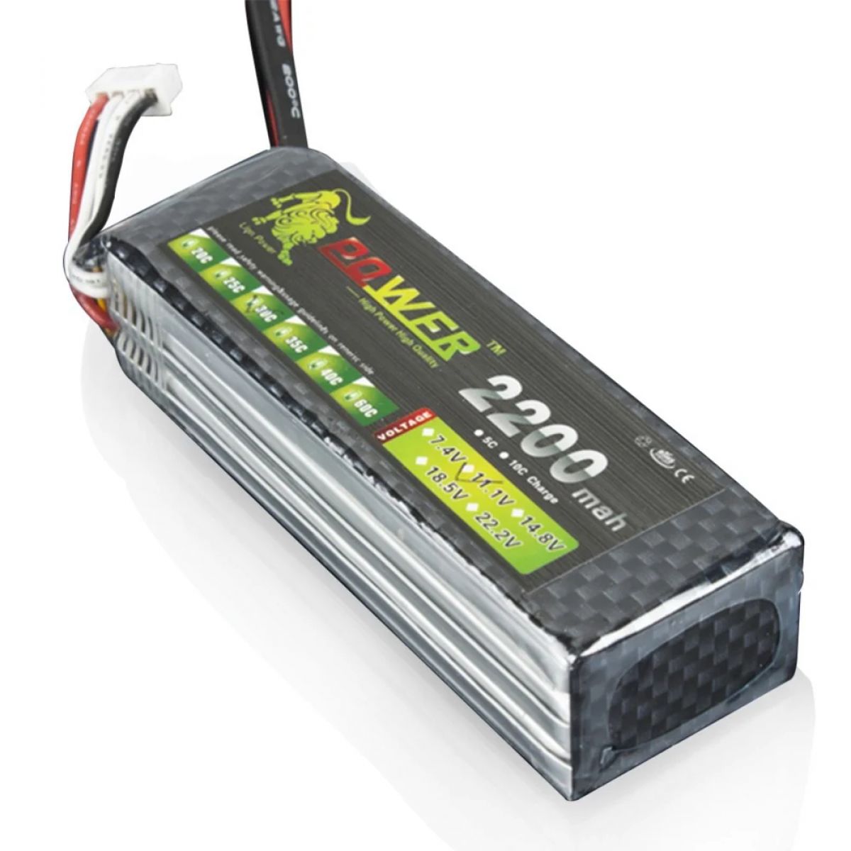 Аккумулятор skymaker LiPo 3S 11.1В 2200мАч 30C для радиоуправляемых моделей и аксессуаров Аккумулятор skymaker LiPo 3S 11.1В 2200мАч 30C для радиоуправляемых моделей и аксессуаров