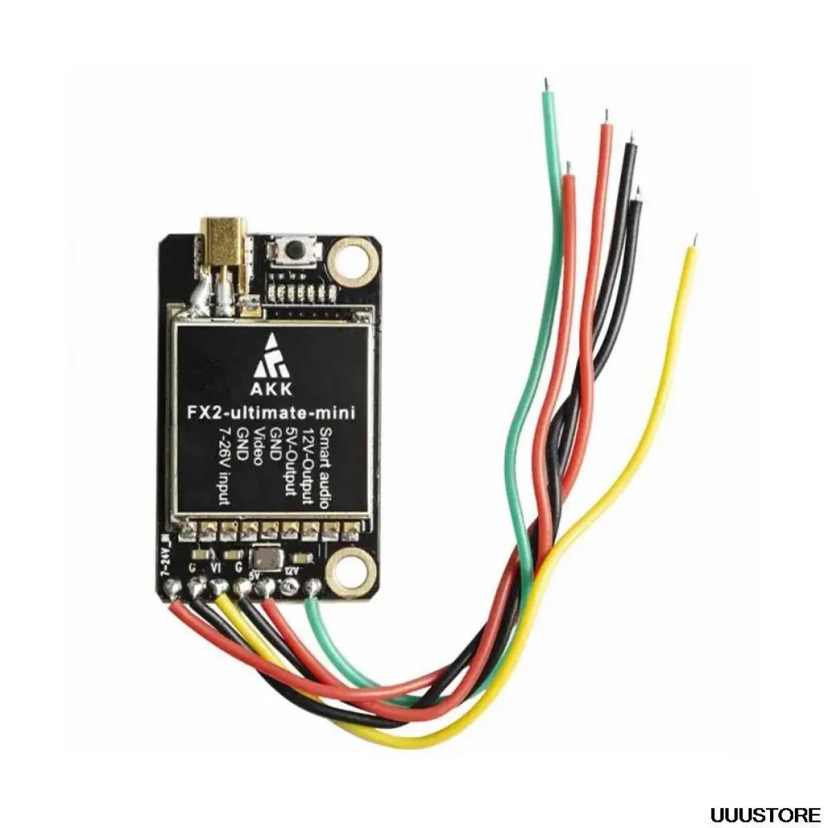 AKK FX2 Ultimate — мини FPV-передатчик 5.8ГГц 40CH 25/200/600/1200мВт для FPV дронов и квадрокоптеров AKK FX2 Ultimate — мини FPV-передатчик 5.8ГГц 40CH 25/200/600/1200мВт для FPV дронов и квадрокоптеров