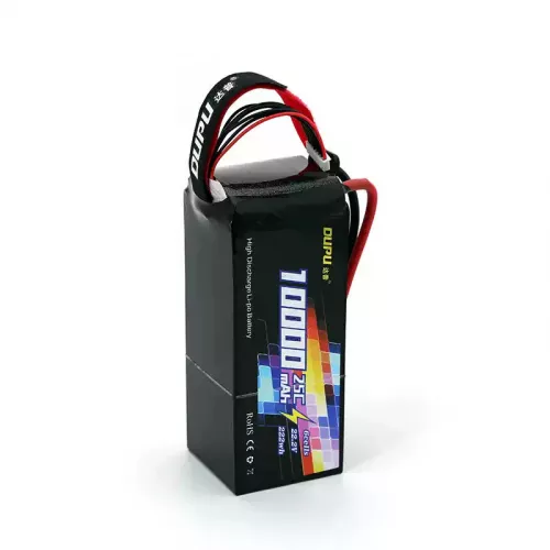 Аккумулятор DUPU 3S/4S/6S 10000mAh 25C для дрона, разъемы XT60/XT90/AS150