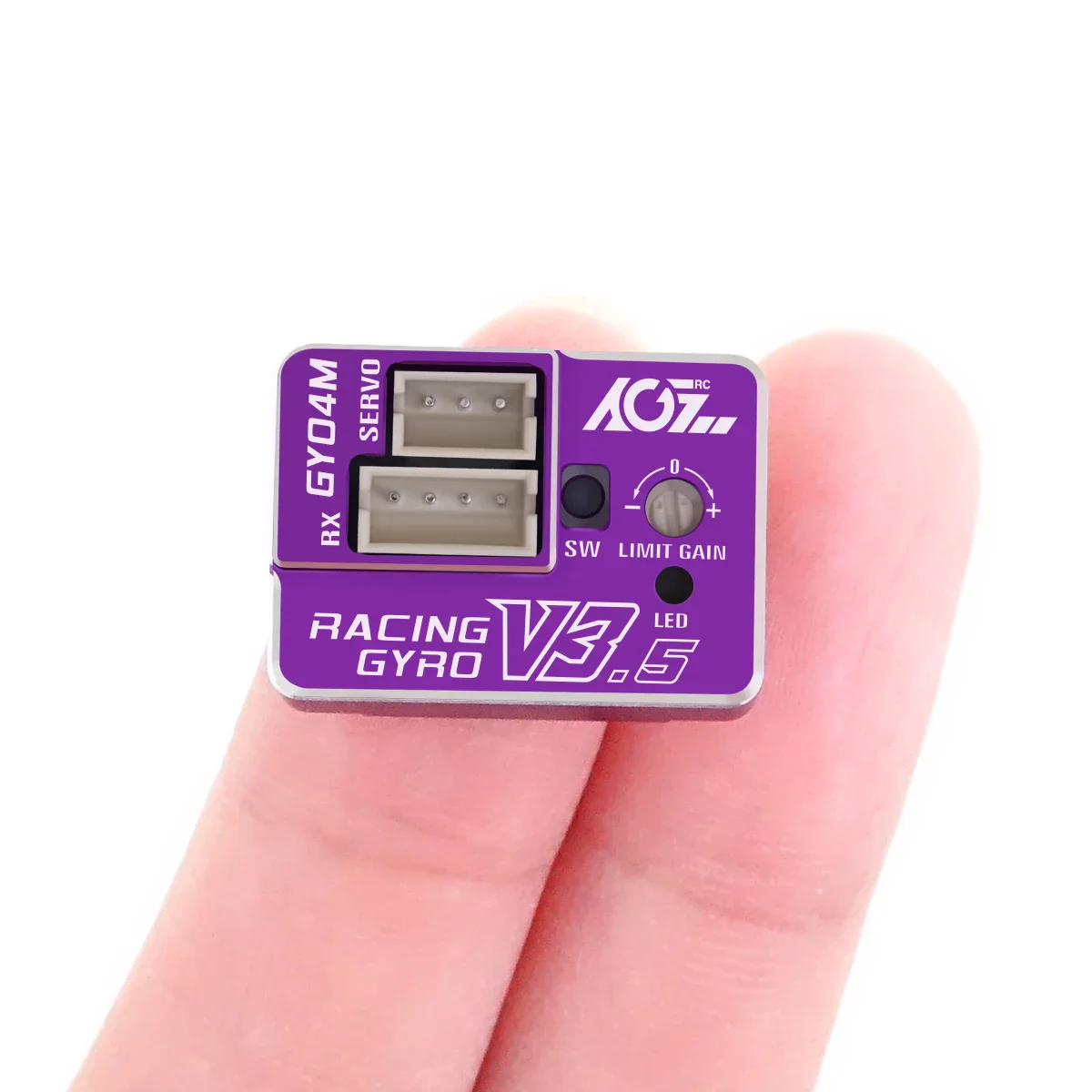 AGFRC GY04M V3.5 (Purple) алюминиевый корпус – мини-гироскоп двойной чувствительности для Mini-Z Drift F1 Touring Offroad AGFRC GY04M V3.5 (Purple) алюминиевый корпус – мини-гироскоп двойной чувствительности для Mini-Z Drift F1 Touring Offroad