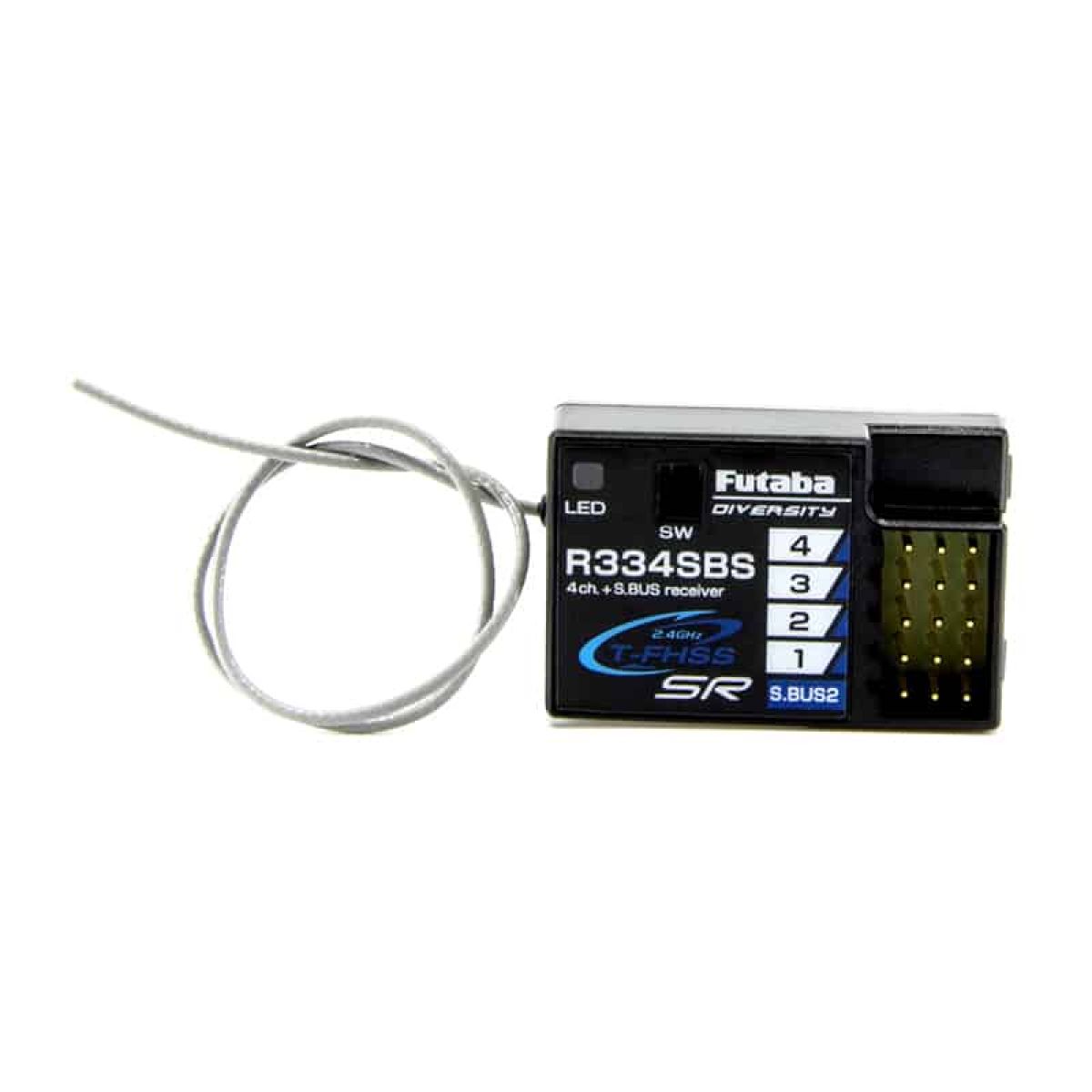 Приёмник Futaba R334SBS / R334SBS-E Super Response T-FHSS, 4 канала, HV, телеметрия Приёмник Futaba R334SBS / R334SBS-E Super Response T-FHSS, 4 канала, HV, телеметрия