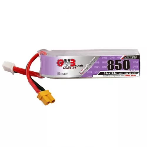 GAONENG GNB LiPo аккумулятор 4S HV 15.2В 850мАч 60C/120C с разъёмом XT30U-F