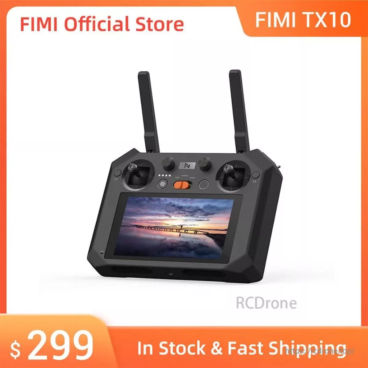 Пульт FIMI TX10 с экраном для дрона FIMI X8 SE 2022/V2 — запасная часть, передатчик Пульт FIMI TX10 с экраном для дрона FIMI X8 SE 2022/V2 — запасная часть, передатчик