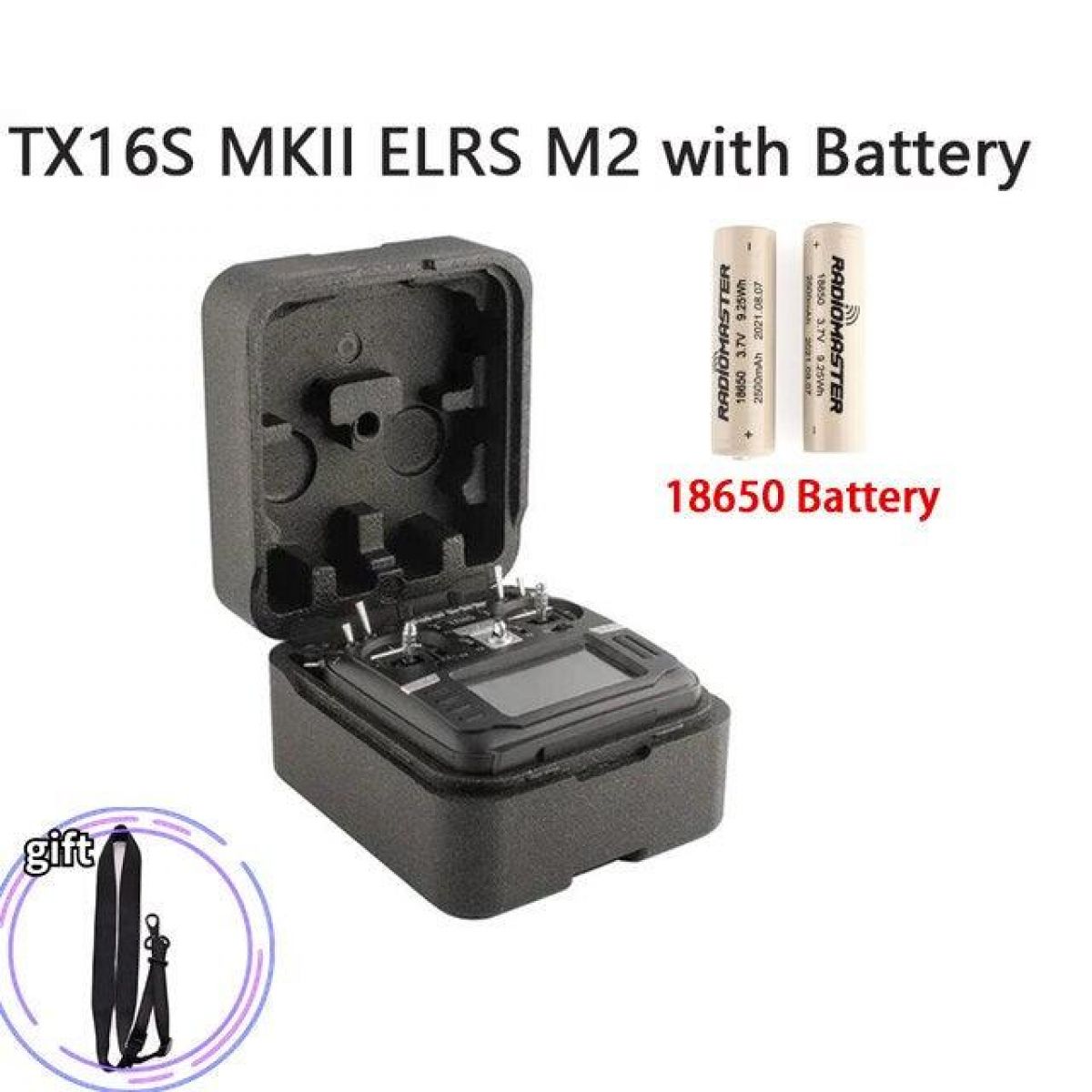 Аппаратура RadioMaster TX16S Mark II V4.0 4IN1 ELRS Hall Gimbal, EdgeTX/OpenTX, двойные динамики Аппаратура RadioMaster TX16S Mark II V4.0 4IN1 ELRS Hall Gimbal, EdgeTX/OpenTX, двойные динамики