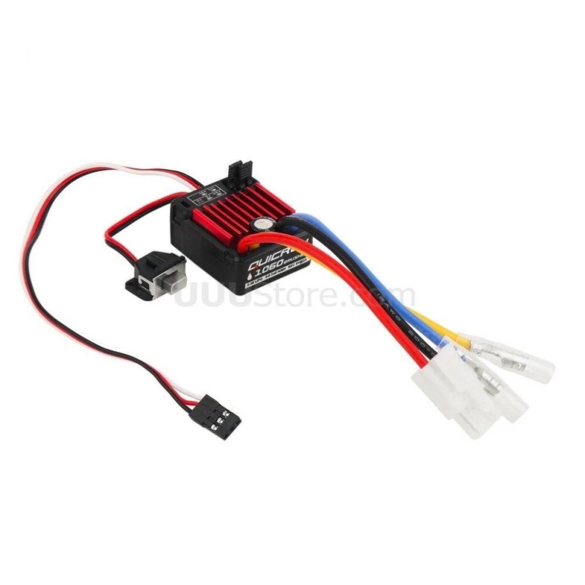 Электронный регулятор скорости ESC HobbyWing QuicRun 1060 60A с BEC для 1:10 RC автомобилей Электронный регулятор скорости ESC HobbyWing QuicRun 1060 60A с BEC для 1:10 RC автомобилей