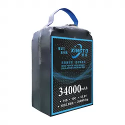 XINGTO 53.9V 14S HV 34000mAh 10C LiPo — высокоплотный полутвердотельный аккумулятор для БПЛА