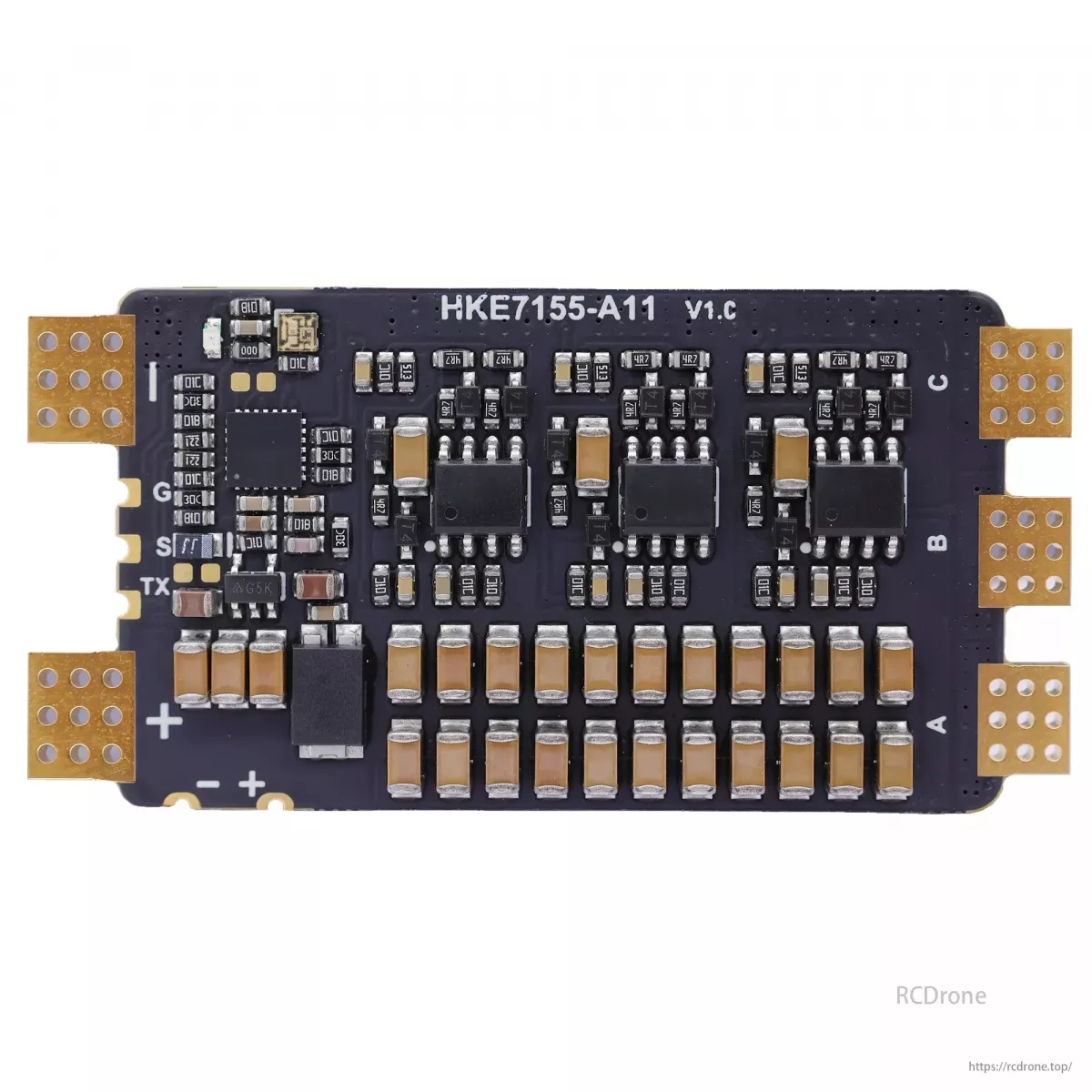 HAKRC 7155 120A ESC для дрона – 6S-12S LiPo, STM32G071, пиковый ток 140A HAKRC 7155 120A ESC для дрона – 6S-12S LiPo, STM32G071, пиковый ток 140A