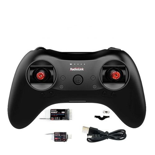 Радиопередатчик Radiolink T8S 2.4G 8CH с приёмником R8EF, гейм-контроллер для FPV дронов и авиамоделей