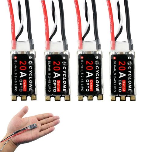 Регулятор скорости BLHeli_S DSHOT 20A 2-4S для FPV гоночного квадрокоптера 210 фрейм