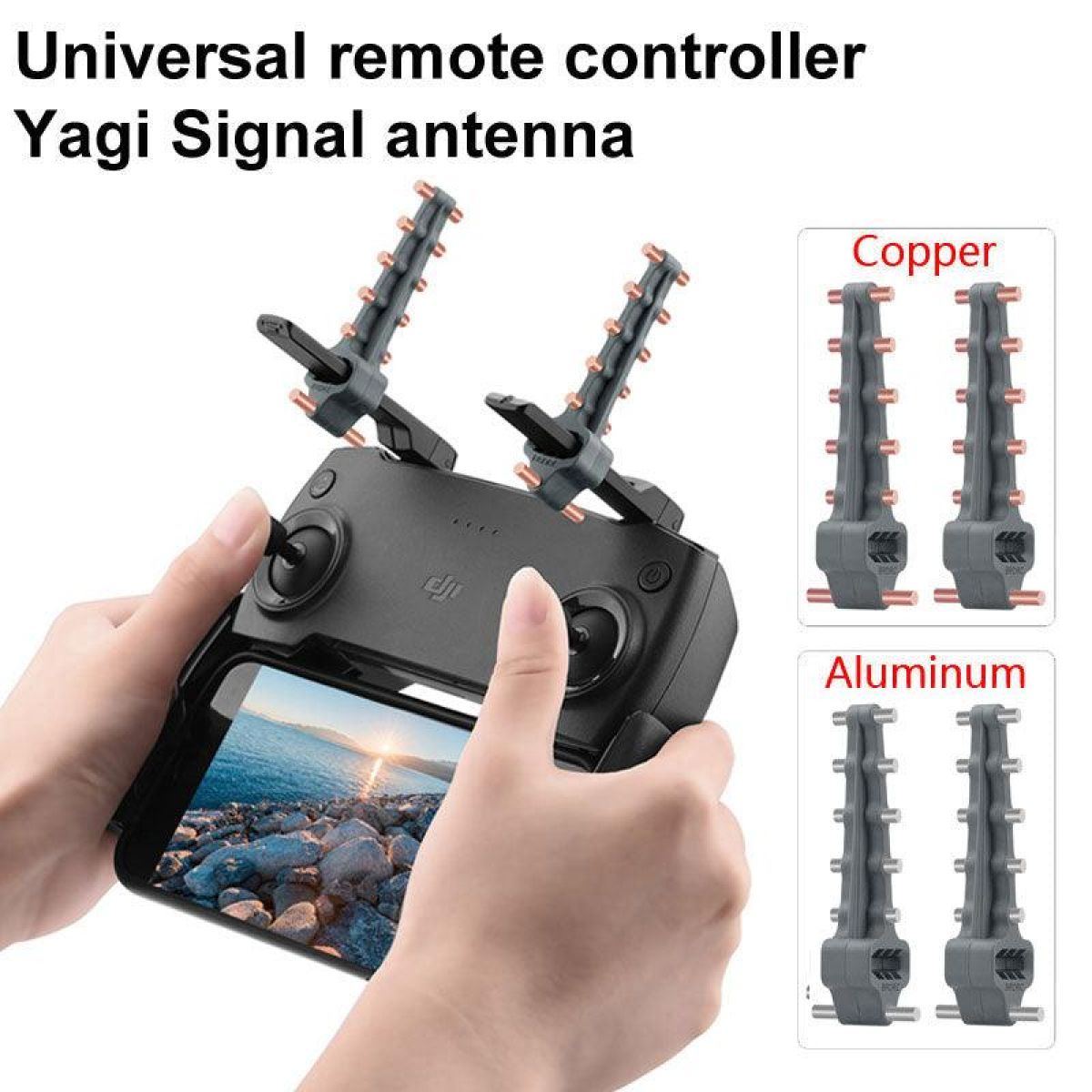 Усилитель сигнала антенны Yagi для дрона DJI Mavic Mini/Pro/Zoom/Spark/Air/FIMI X8 SE, для пульта Усилитель сигнала антенны Yagi для дрона DJI Mavic Mini/Pro/Zoom/Spark/Air/FIMI X8 SE, для пульта