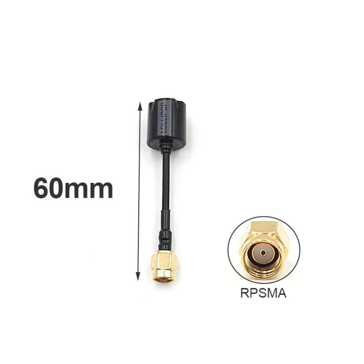 Антенна Micro Lollipop 5,8G RHCP для FPV дронов, 65/105/145мм, SMA/RP-SMA/MMCX/UFL, DIY Антенна Micro Lollipop 5,8G RHCP для FPV дронов, 65/105/145мм, SMA/RP-SMA/MMCX/UFL, DIY