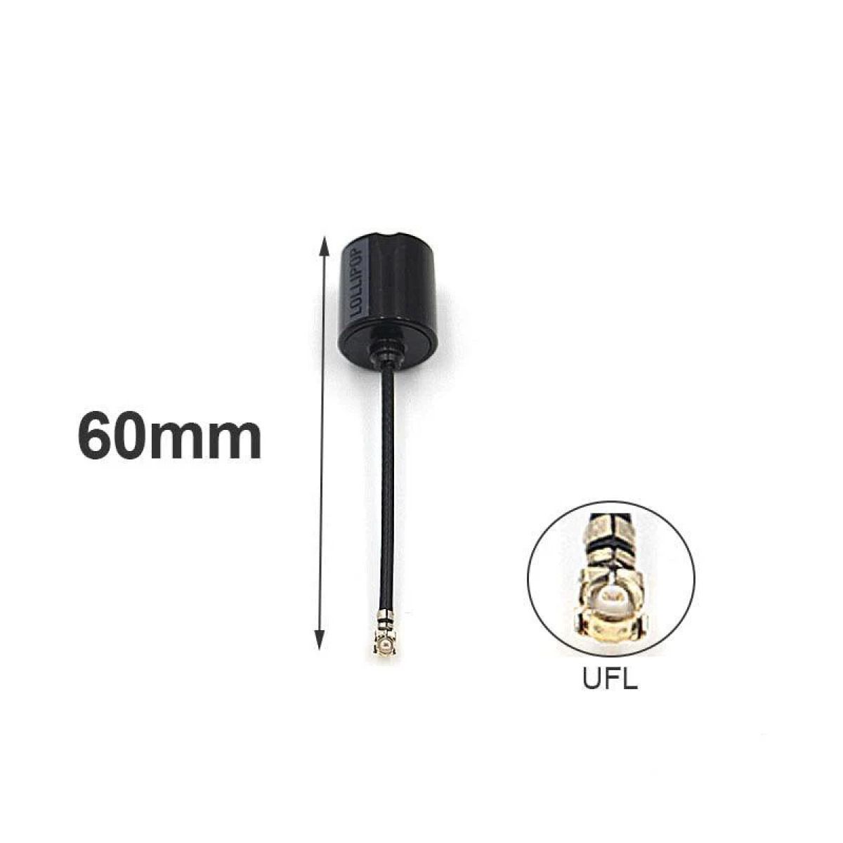 Антенна Micro Lollipop 5,8G RHCP для FPV дронов, 65/105/145мм, SMA/RP-SMA/MMCX/UFL, DIY Антенна Micro Lollipop 5,8G RHCP для FPV дронов, 65/105/145мм, SMA/RP-SMA/MMCX/UFL, DIY