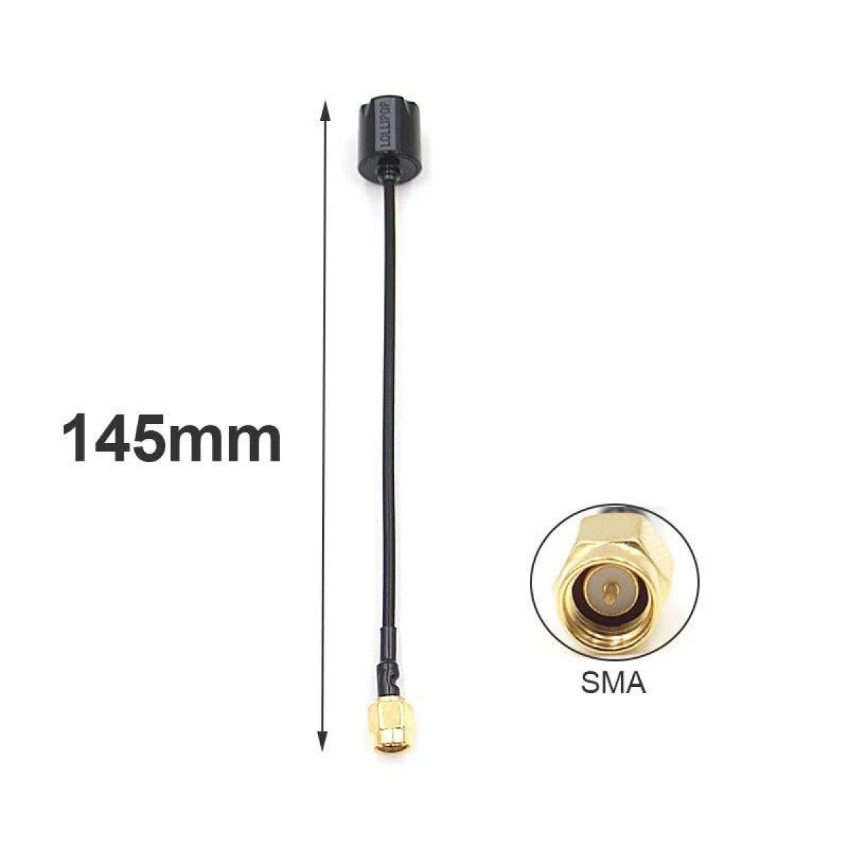 Антенна Micro Lollipop 5,8G RHCP для FPV дронов, 65/105/145мм, SMA/RP-SMA/MMCX/UFL, DIY Антенна Micro Lollipop 5,8G RHCP для FPV дронов, 65/105/145мм, SMA/RP-SMA/MMCX/UFL, DIY
