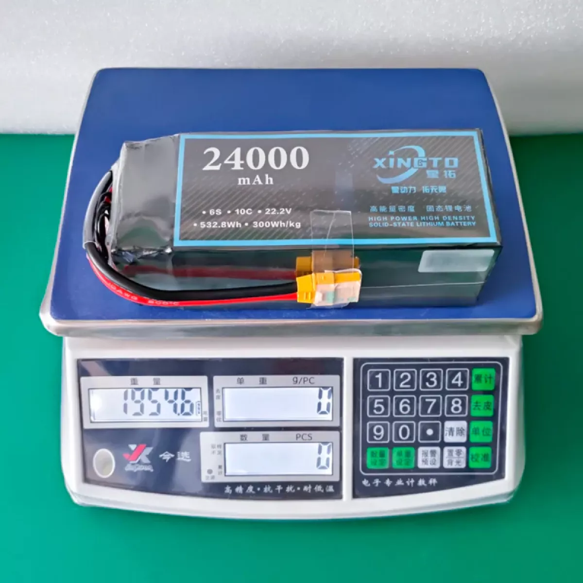 XINGTO 22.2V 6S 24000mAh 10C LiPo — полутвердотельный аккумулятор высокой плотности для БПЛА XINGTO 22.2V 6S 24000mAh 10C LiPo — полутвердотельный аккумулятор высокой плотности для БПЛА