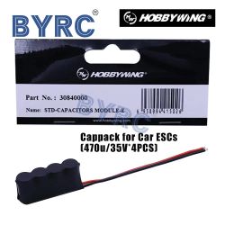 Модуль конденсаторов Hobbywing 4 для ESC Ezrun/Xerun, 470uF 35V, низкоимпедансный, 4 шт.