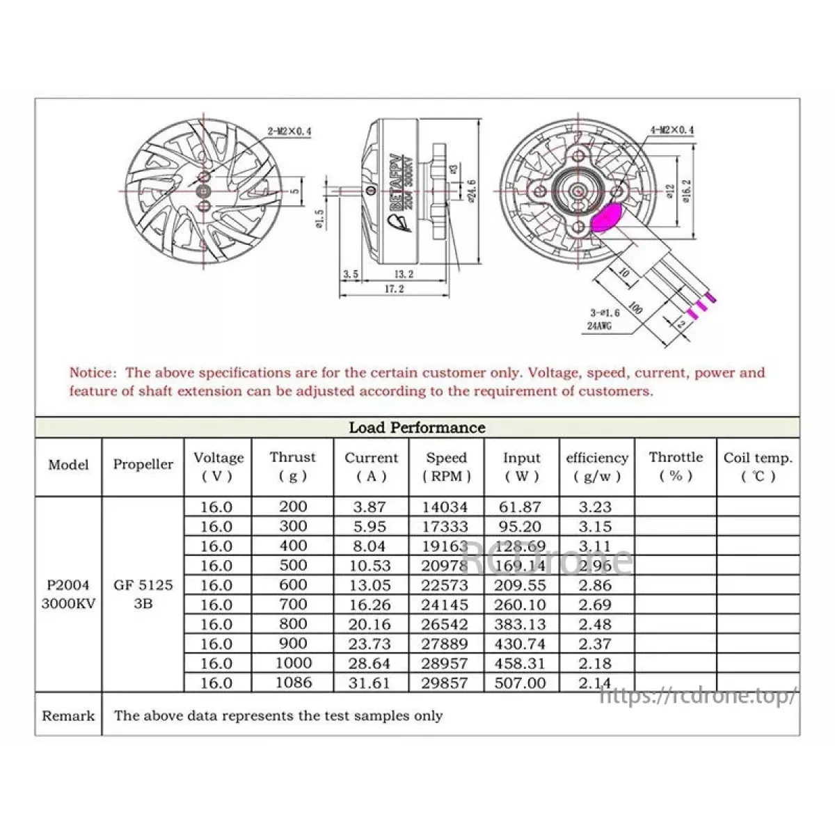 Бесщёточный мотор BETAFPV 2004 3000KV 4S 16.6г для дронов Toothpick FPV 4-5 дюймов Бесщёточный мотор BETAFPV 2004 3000KV 4S 16.6г для дронов Toothpick FPV 4-5 дюймов